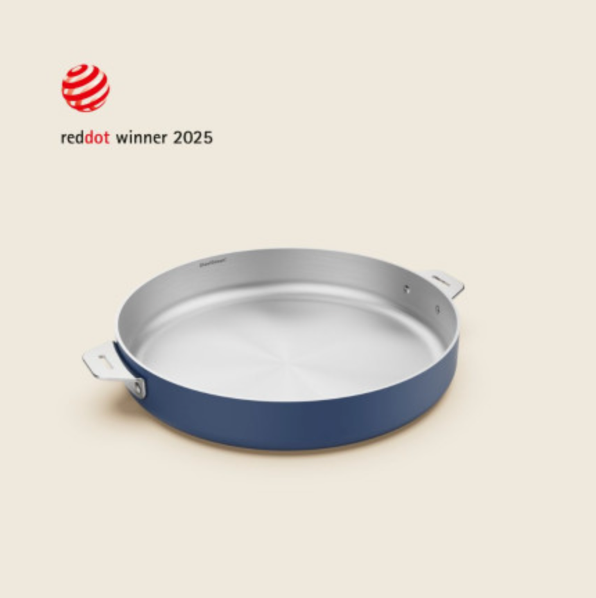 Merveilleuse poêle en inox 24 et 28 cm