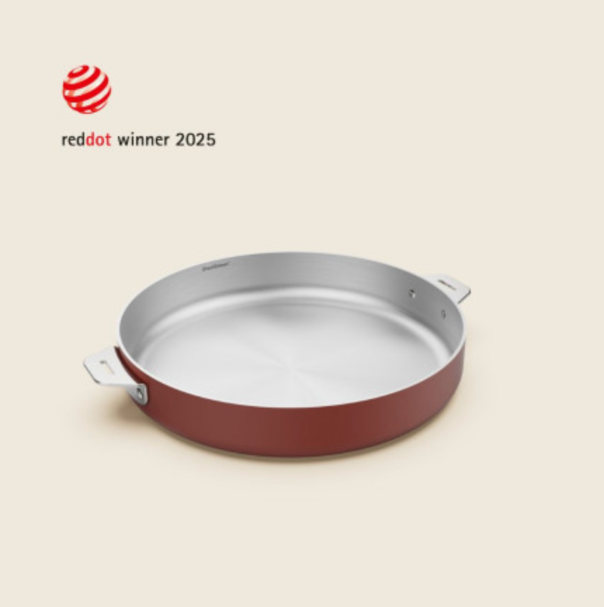 Merveilleuse poêle en inox 24 et 28 cm