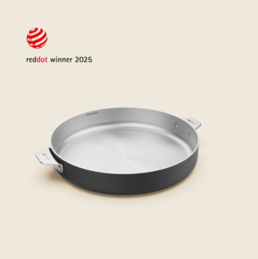 Merveilleuse poêle en inox 24 et 28 cm